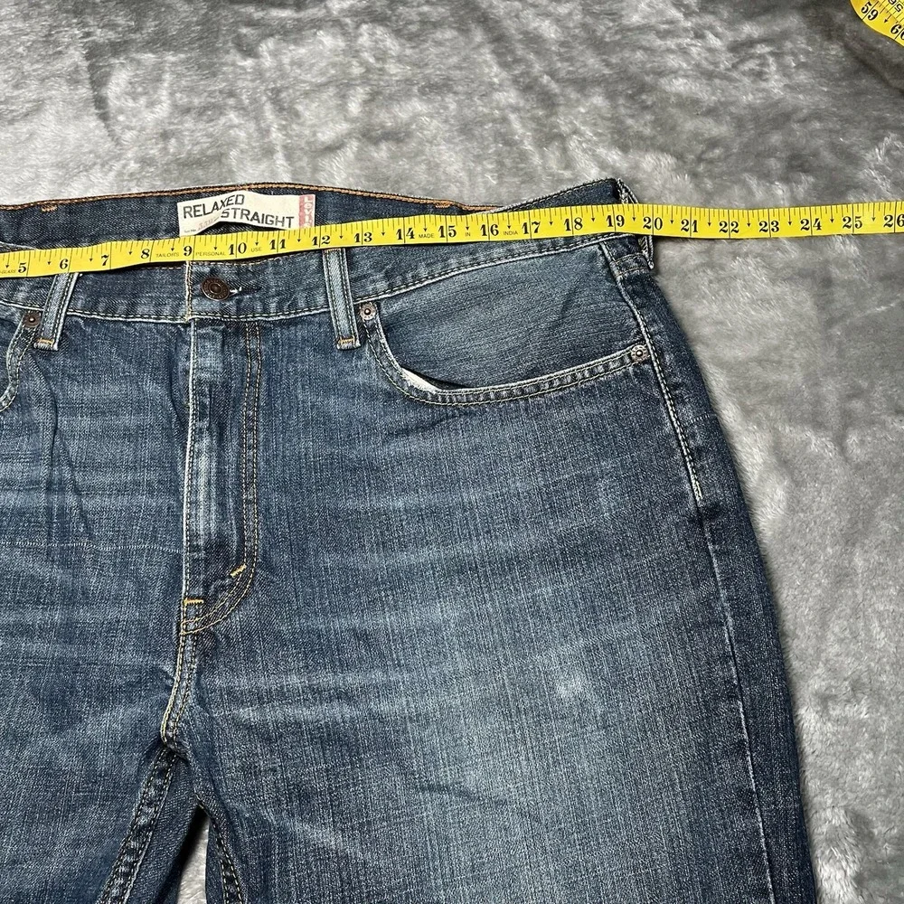 Levi's 559 Jeans Men Size 38x29 Relaxed Straight Fit Blue Dark Wash VTG